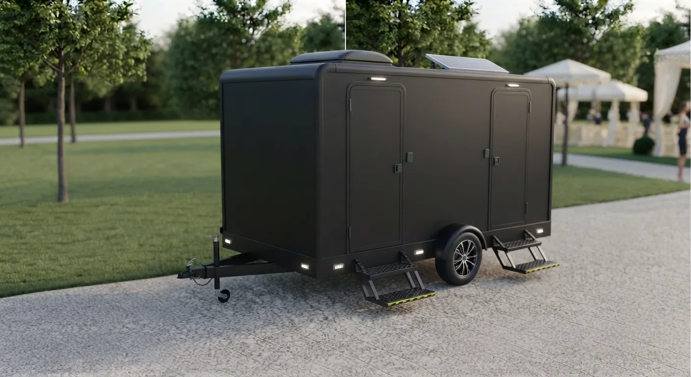 2 stall restroom trailer in Jackson, MS